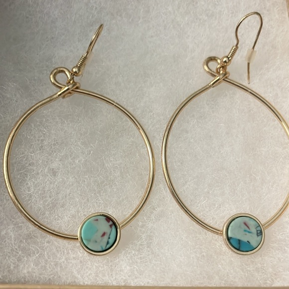 Gently used Gold Tone earrings - Picture 2 of 3